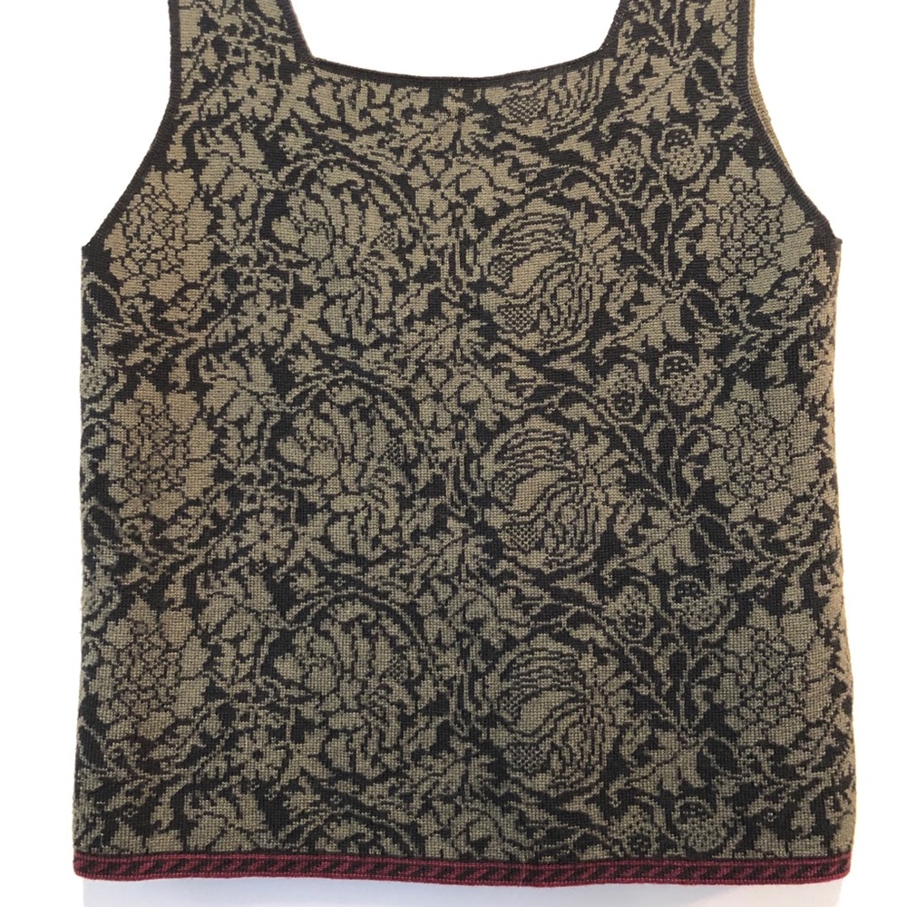 Oleana Norwegian Silk Wool Tank Small